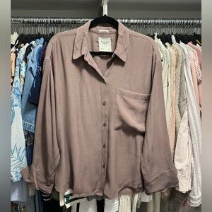 ✨ 2/$40 ✨ Abercrombie & Fitch Casual Mauve Button Down Shirt